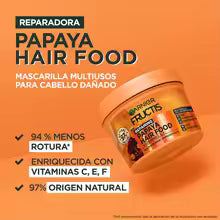 Hair Food Papaya de Garnier – Reparación Profunda para Cabello Seco y Dañado